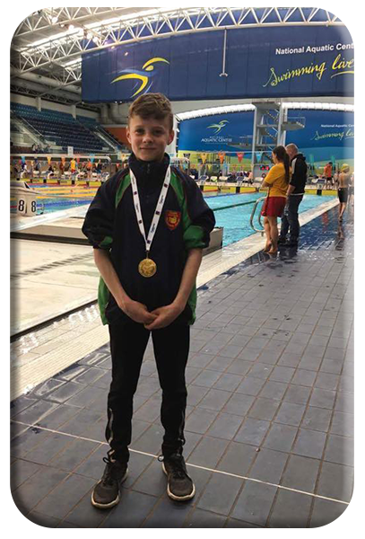 Brian Hutton under 12 breaststroke GOLD 2017 copy