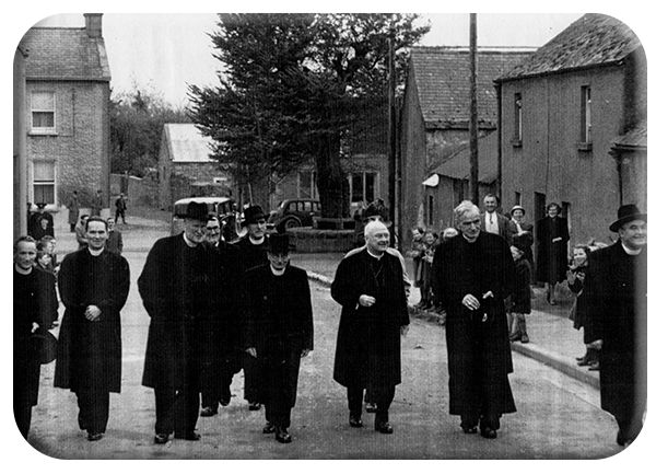 Cardinal Spellman's visit 1953