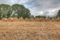 Bailed straw