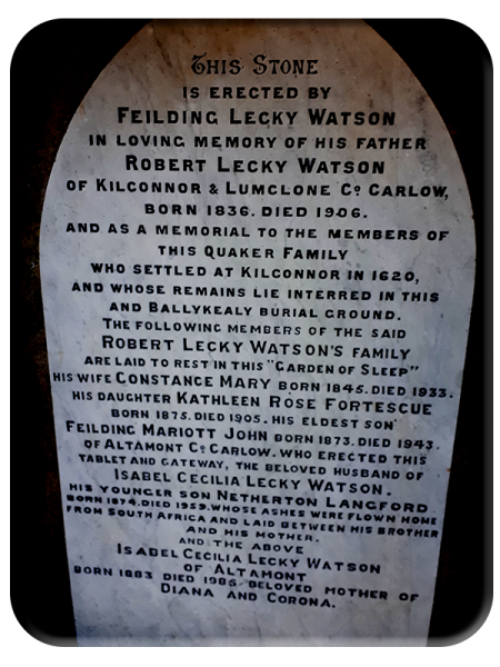 Quaker burial marker